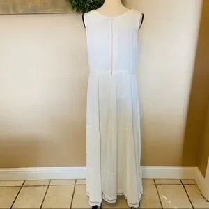 Lulus | Dresses | Nwot Lulus Tickets To Paradise White Embroidered Maxi  Dress | Poshmark